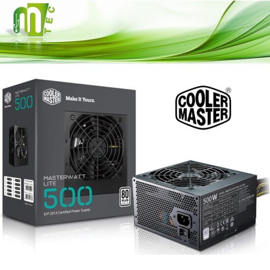 COOLER MASTER MASTERWATT LITE 500W 80 PLUS