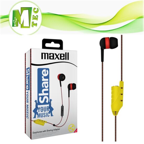 MAXELL EB-SHARE AUDIFONOS + MICROFONO 3.5MM IN