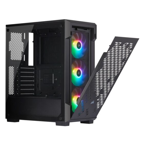 CORSAIR iCUE 220T RGB VIDRIO BLACK - Image 5