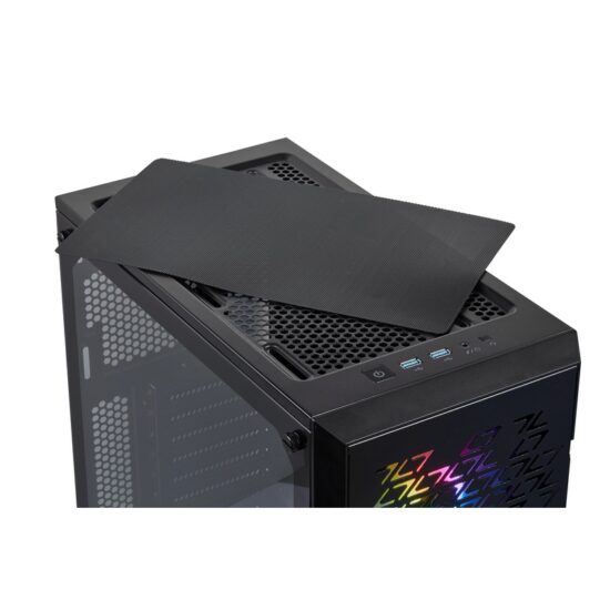 CORSAIR iCUE 220T RGB VIDRIO BLACK - Image 10