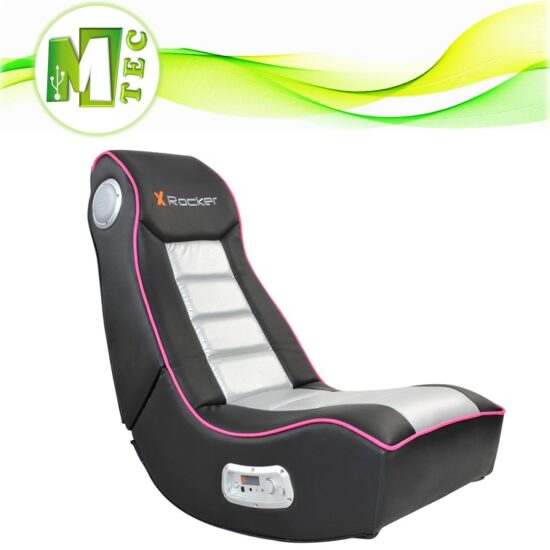 XROCKER 2.1 AUDIO CABLEADO SILLA GAMER BK/PIN