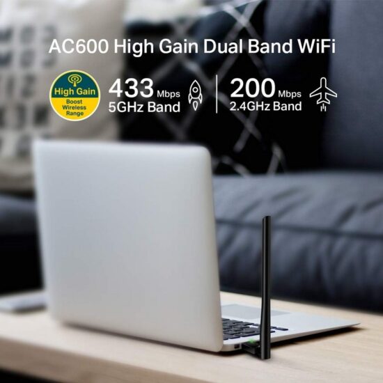 Tp-link Archer T2U PLUS Wireless USB AC600 - Image 4