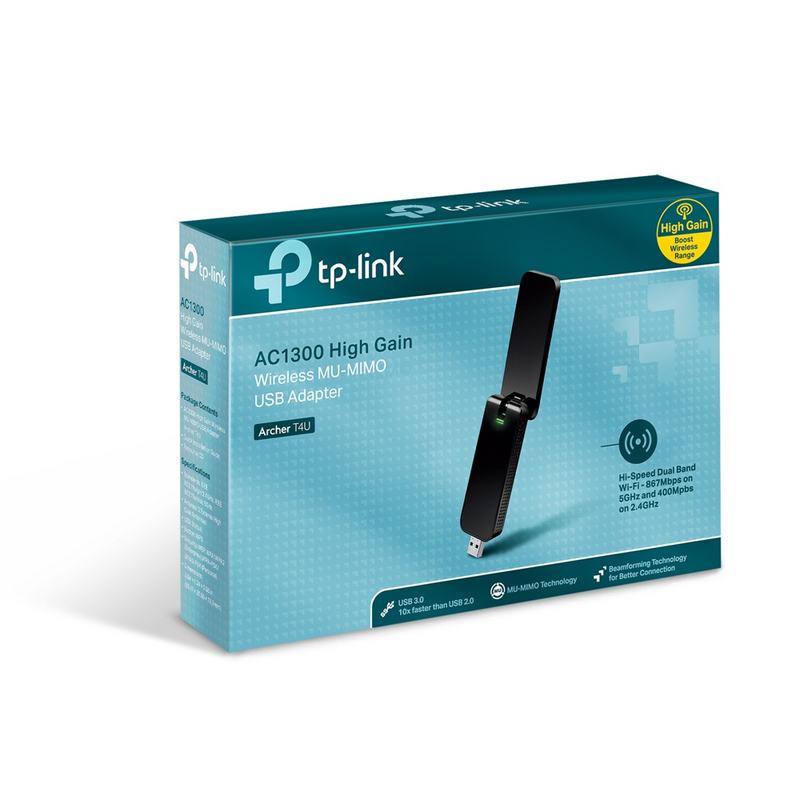TP-Link Archer T3U Plus Adaptador USB Wifi para PC AC1300Mbps Adaptado