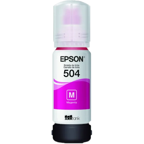 Epson T504 Botella De Tinta 70ml Magenta