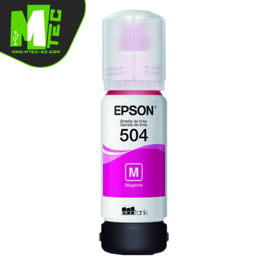 Epson T504 Botella De Tinta 70ml Magenta