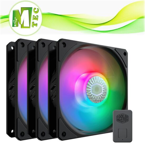 Cooler Master Sickleflow 120 ARGB Pack 3 Ventiladores 120MM + Controlador