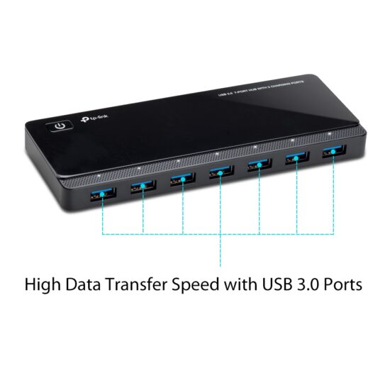 Tp-Link Uh720 7 Puertos Usb 3.0 + 2 Puertos Carga - Image 4