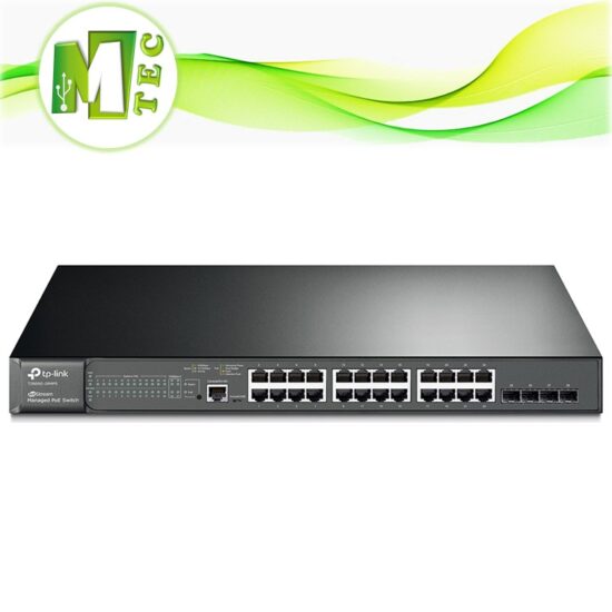 TP-LINK T2600G-28MPS(TL-SG3424P) SWITCH 24 PUERTOS POE ADMIN L2