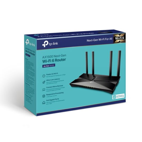 TP-LINK ARCHER AX10 DUAL BAND AX1500 WIFI 6 - Image 7