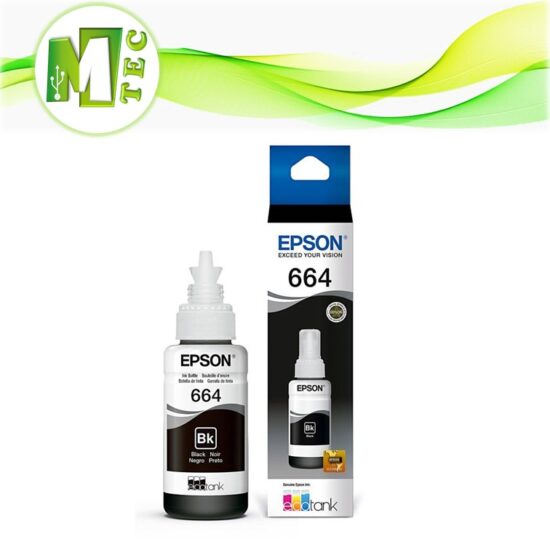 Epson T664 Boella De Tinta 70ml Negro