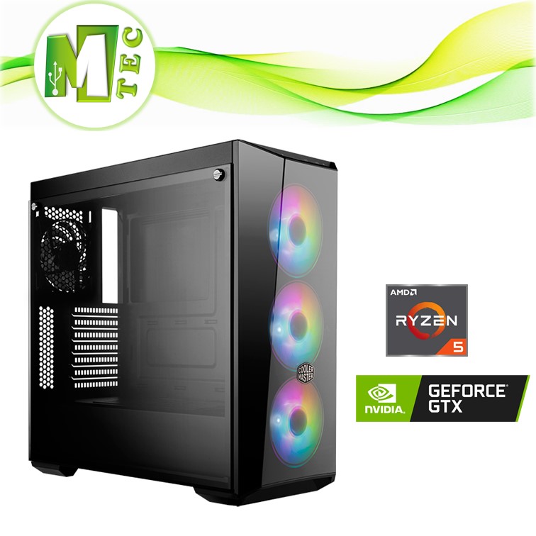 Pc Mtec Entry Amd Ryzen 5 3600 8gb 480gb Gtx1650 MTEC