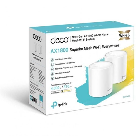 TP-LINK DECO X20 MESH WIFI 6 AX1800 PACK 2 - Image 5