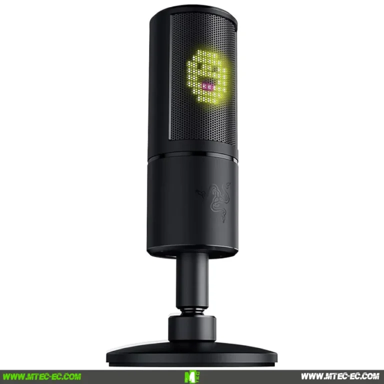 Razer Seiren Emote Microfono Condensador Pantalla Led Emoticon