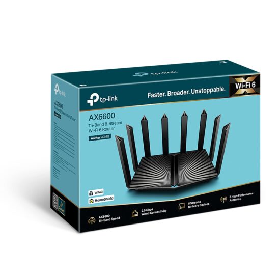 Tp-Link Archer Ax90 Router Wifi 6 Ax6600 Tri Band - Image 6