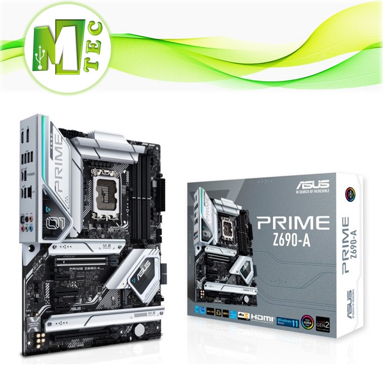 Asus Prime Z690-A Lga1700 12va Gen Intel Ddr5 | MTEC