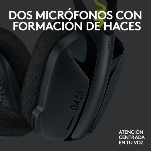 Logitech - G435 Auriculares inalámbricos con micrófono LIGHTSPEED para  gaming - Black and Neon Yellow - Asys Ecuador