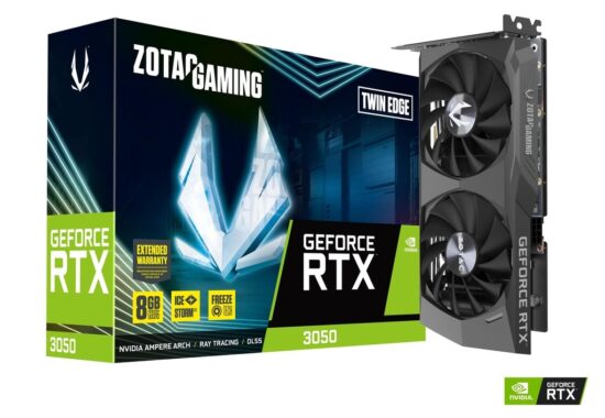 ZOTAC GAMING RTX 3050 TWIN EDGE 8GB GDDR6 - Image 3