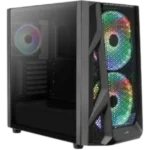Aerocool Airhawk Duo Vidrio Templado Rgb Black