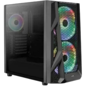 Aerocool Airhawk Duo Vidrio Templado Rgb Black | MTEC Aerocool Airhawk Duo Vidrio Templado Rgb Black