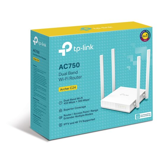 Tp-link Archer C24 Router Wifi Doble Banda AC750 - Image 2