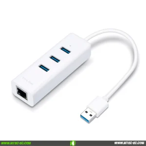 Tp-link UE330 Adaptador USB a RJ45 + 3 Puertos USB