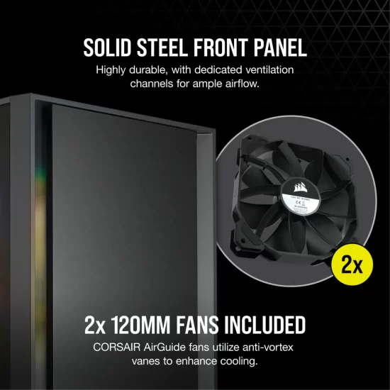 Corsair 4000D Case ATX Mid Tower Negro - Image 5