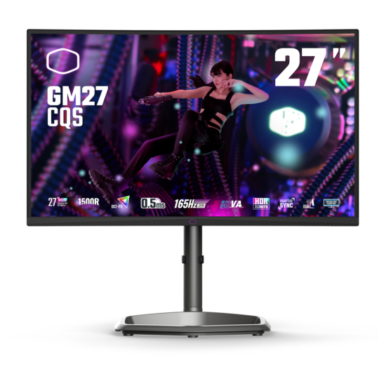 Cooler Master GM27-CQS 27 Pulgadas 2K Monitor Curvo 165HZ 0.5Ms - Image 4