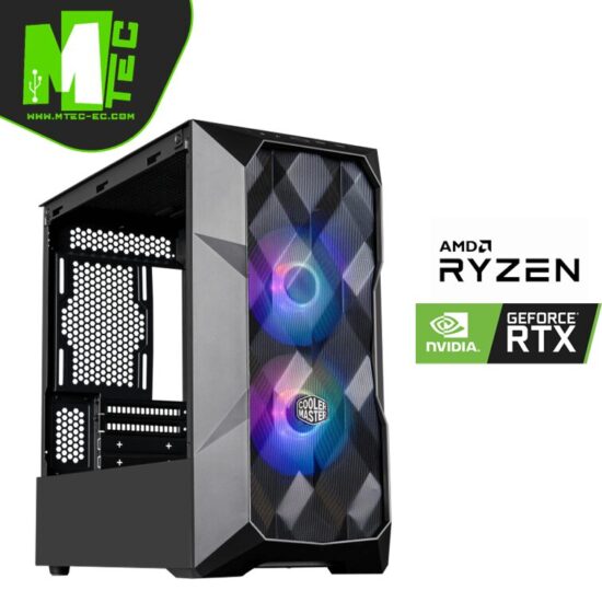 Mtec Pc Gamer Rainbow R5-5600x B550m-a 16gb Ram 500gb M.2 RTX3060 800w