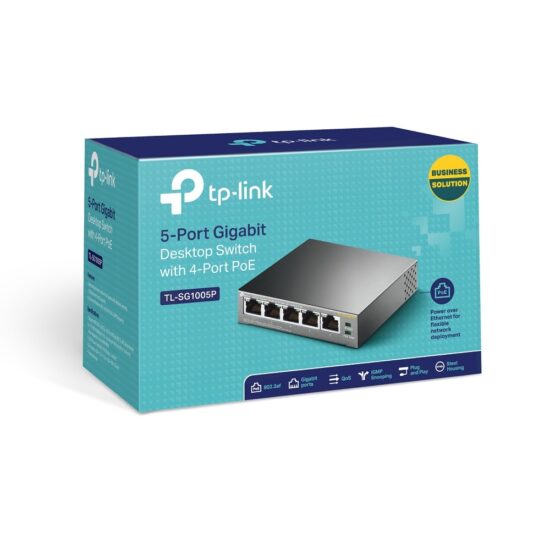 Tp-link Tl-sg1005P Switch 5 Puertos Gigabit con 4 puertos POE - Image 2