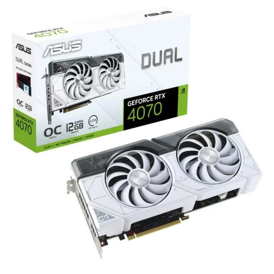 Asus Dual RTX 4070 OC Edition 12GB GDDR6X White - Image 2