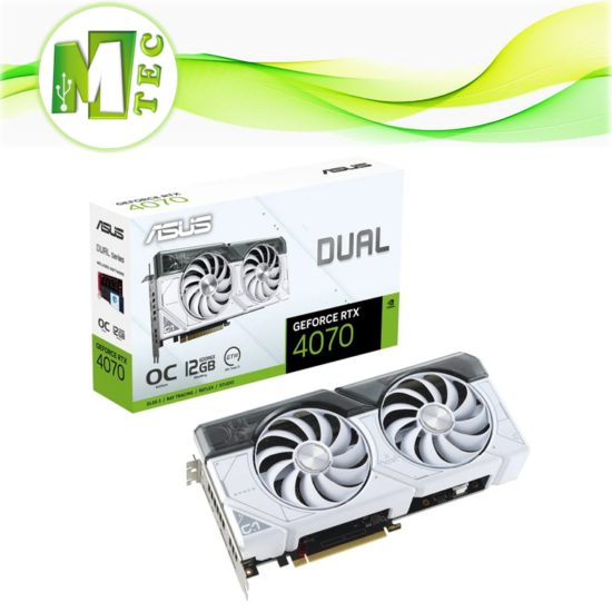 Asus Dual RTX 4070 OC Edition 12GB GDDR6X White