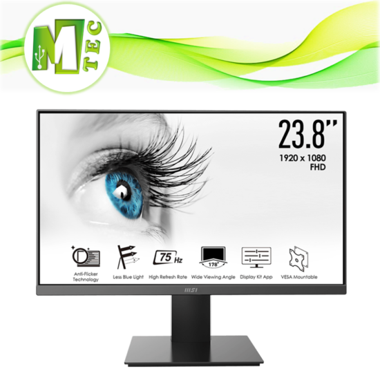 Msi Pro MP241X Monitor 23.8 Pulgadas 75Hz FHD