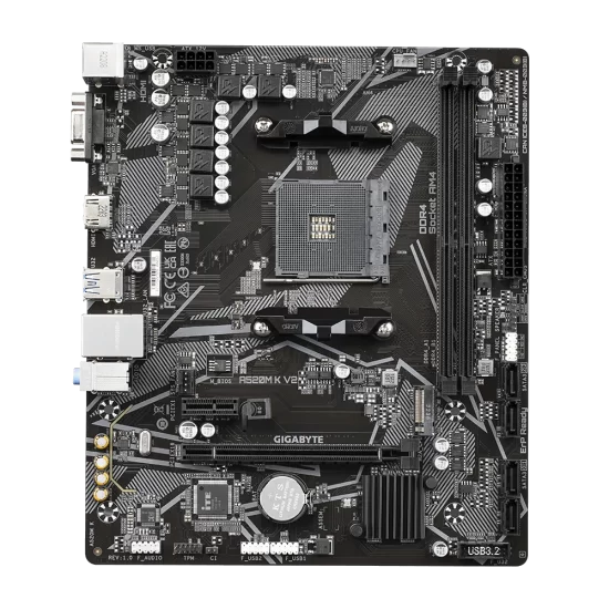 Gigabyte A520M K V2 Mainboard AMD Am4 DDR4 - Image 3