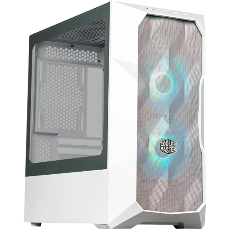 Cooler Master TD300 Mesh White 2 Fans Vidrio Templado