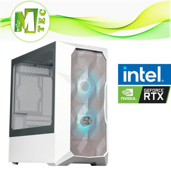 Mtec PC Gamer Colorful White Intel I3-13100 16gb Ram 500Gb RTX 3060