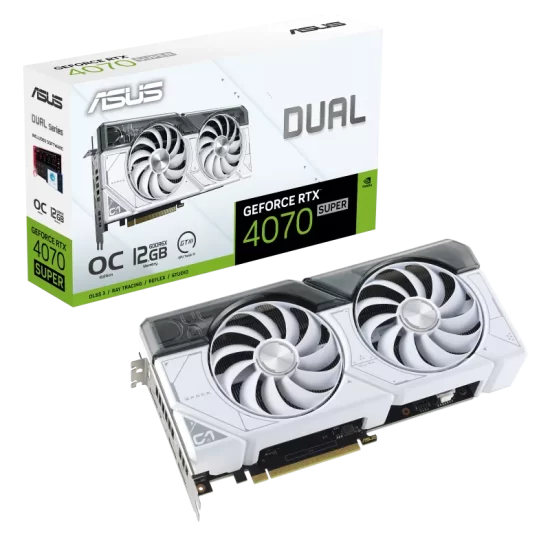 Asus Dual RTX 4070 Super White OC Edition 12GB GDDR6X - Image 9