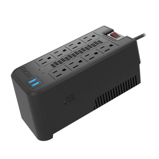 Forza FVR-1221USB 1200VA 600W  8 Salidas 2 Usb  Regulador de Voltaje - Image 2