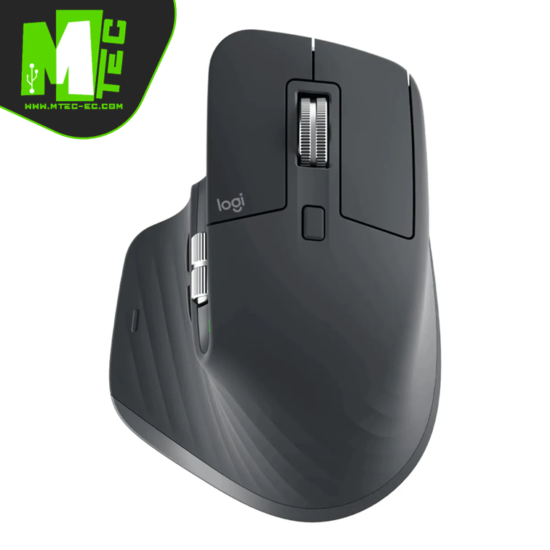 Logitech MX Master 3S Grafito Mouse inalámbrico Batería Recargable