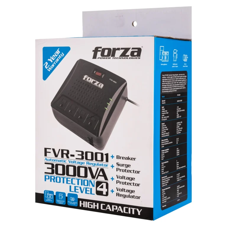 Forza FVR-3001 3000va 1500W Regulador de Voltaje