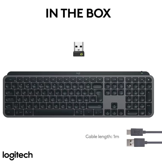 Logitech MX Keys S Teclado Inalámbrico Iluminado - Image 2