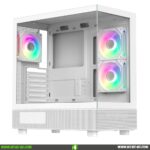 Segotep Endura Pro+ Blanco Case Gamer Vidrio Templado 3 Fans