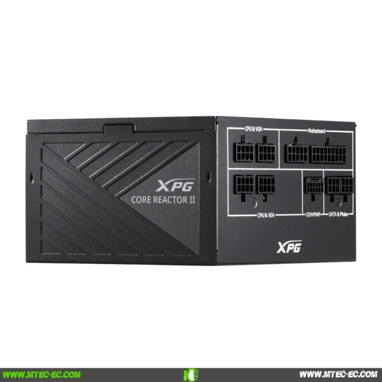 MTEC_XPG_CORE_REACTOR_II_850W | MTEC Xpg Core Reactor II 850W 80+ Gold ATX 3.1 Fuente poder