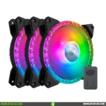 Cooler Master Masterfan Mf120 Prismtatic Pack 3 Fans