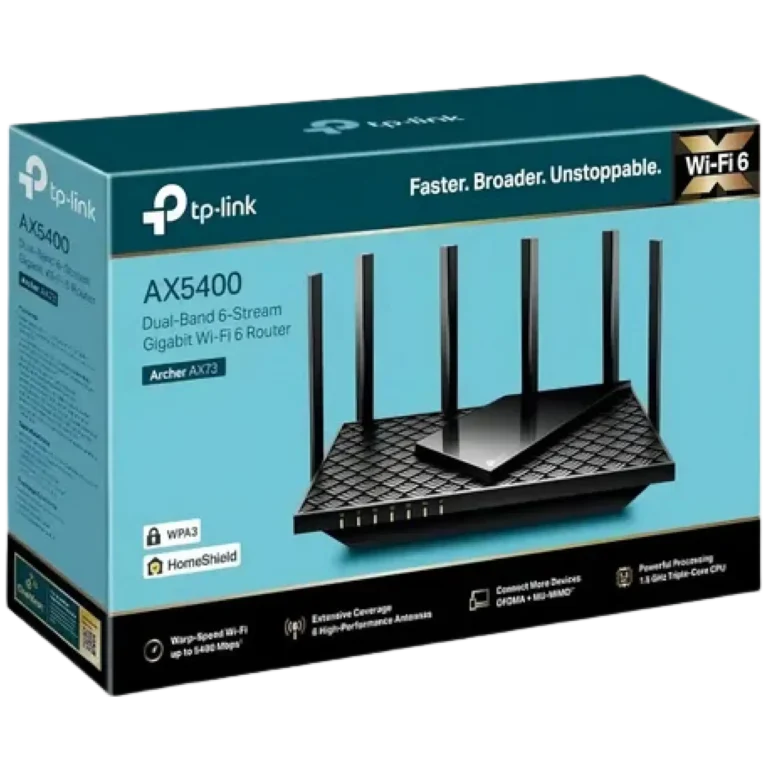 Tp-link Router AX73 Gigabit Wi-Fi 6 de doble banda