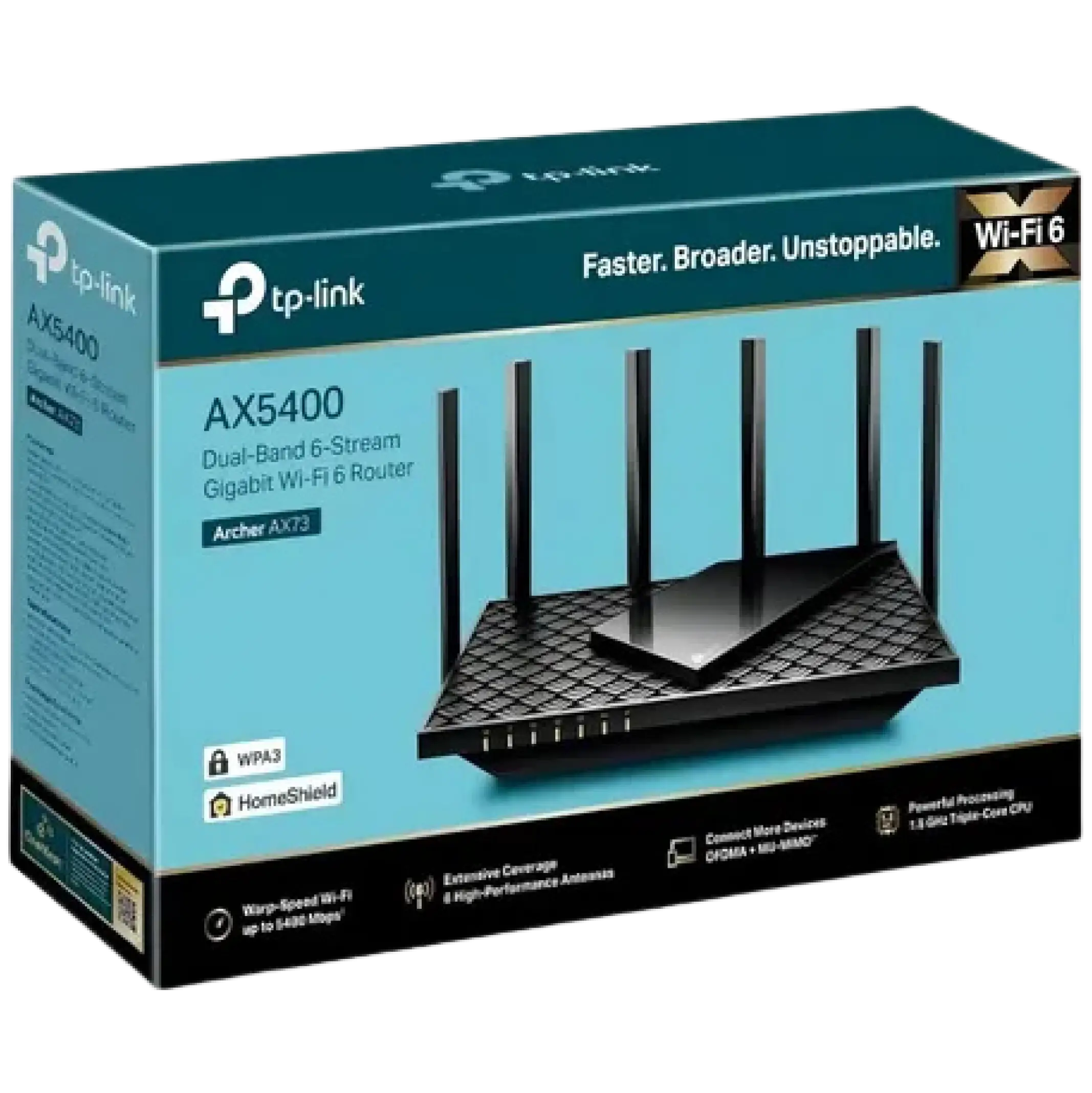 Tp-link Router AX73 Gigabit Wi-Fi 6 de doble banda | MTEC Tp-link Router AX73 Gigabit Wi-Fi 6 de doble banda