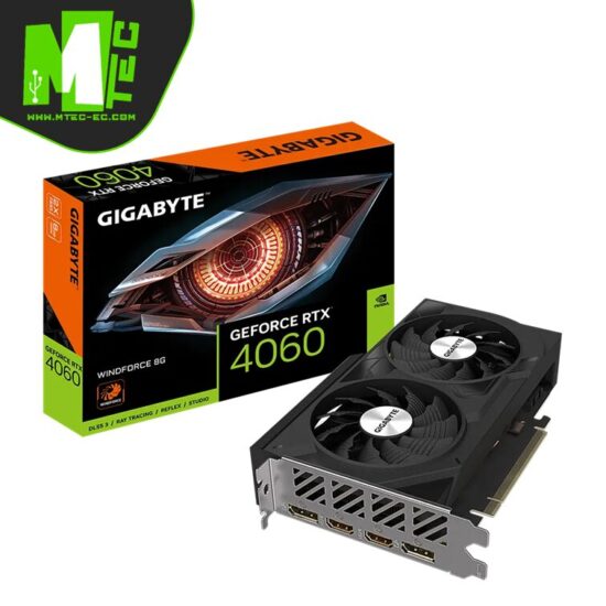 Gigabyte RTX 4060 Windforce 8G 8GB GDDR6 Tarjeta de Video