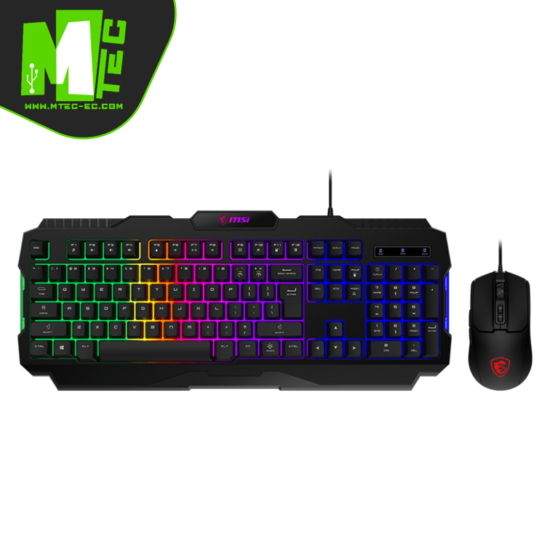 Msi Forge GK100 Combo Teclado + mouse RGB