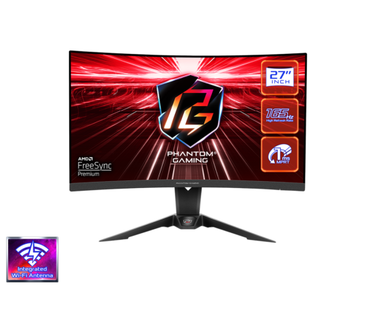 Asrock PG27Q15R2A 27" Monitor Curvo VA QHD 1440P 165Hz - Image 2