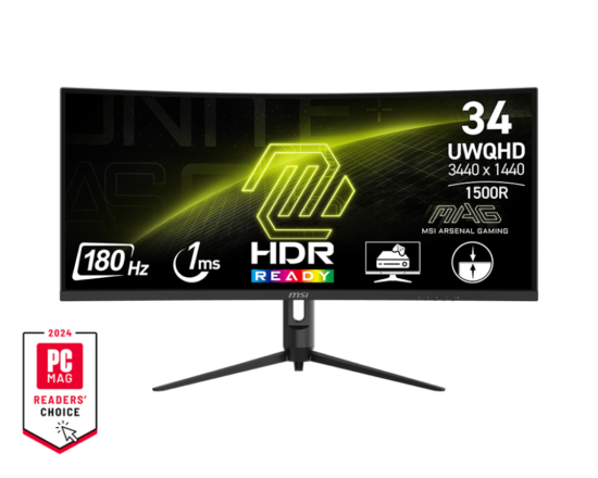 Msi MAG 342CQR E2 Monitor Curvo 34" UWQHD 180Hz 1ms - Image 5