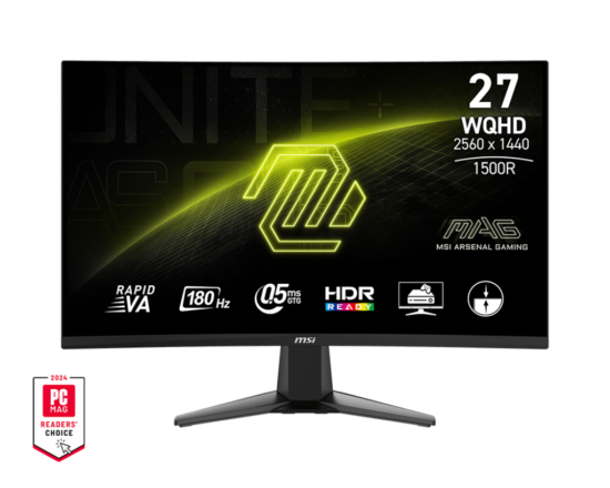 Msi Mag 27CQ6F Monitor Curvo 27" QHD 180Hz 1440P - Image 3